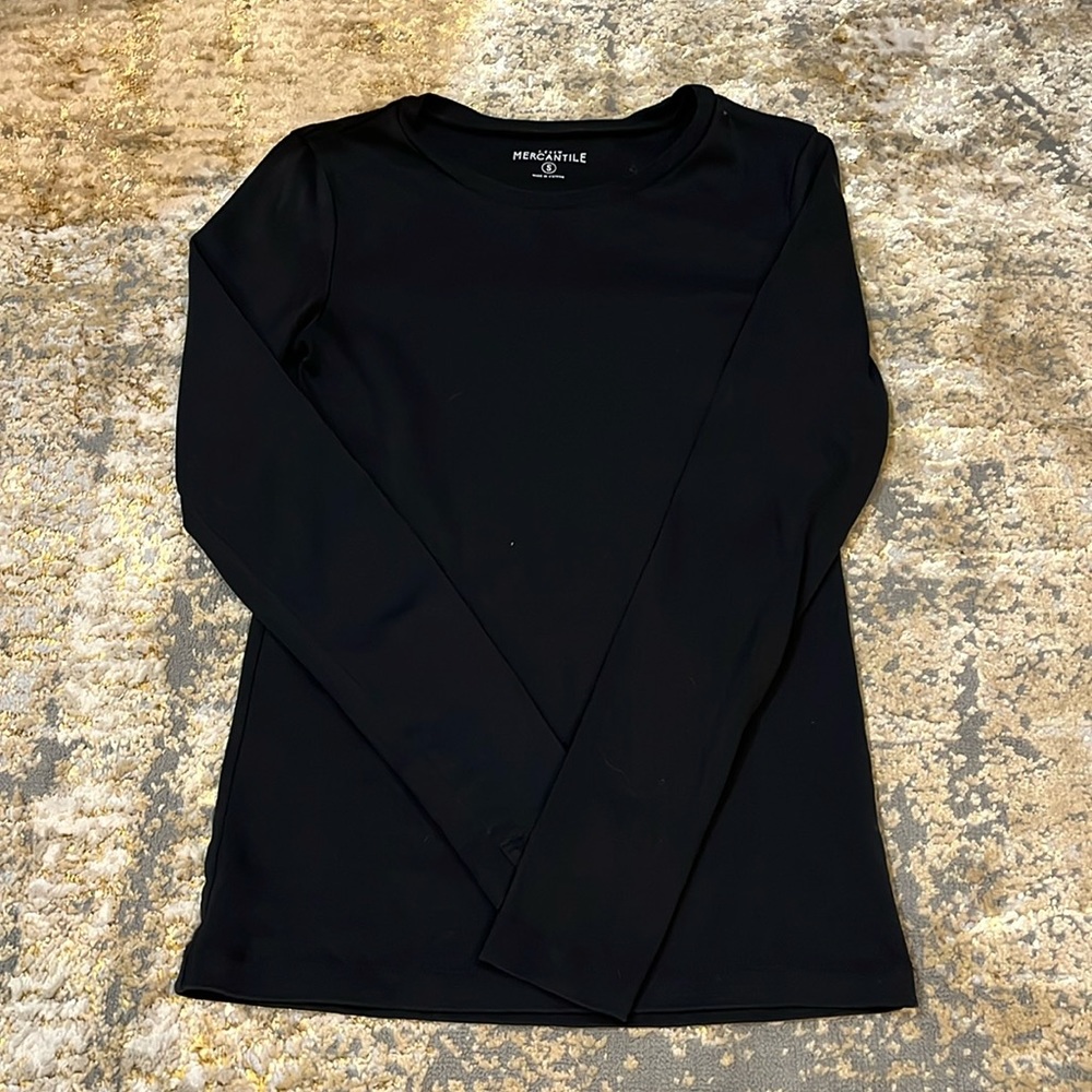 J crew black long sleeve